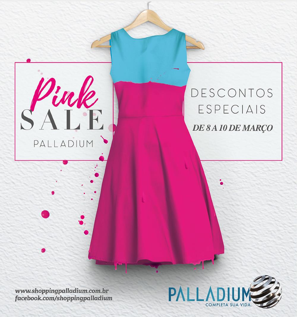 Pink Sale do Shopping Palladium Curitiba traz descontos especiais na Semana da Mulher