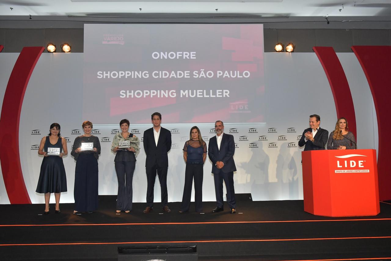 Shopping Mueller recebe prêmio Lide Varejo 2019