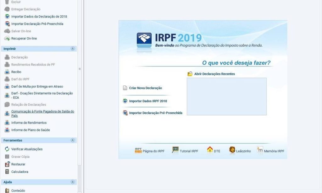Erros de digitação e omissão de valores estão entre as inconsistências mais identificadas no formulário do Imposto de Renda