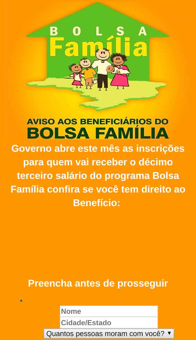 180 mil pessoas são afetadas por golpe que promete liberar 13° salário para beneficiários do Bolsa Família