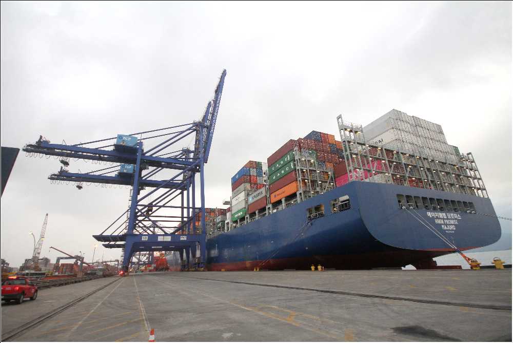 TCP receberá novos portêineres que aumentarão capacidade do cais em 33%