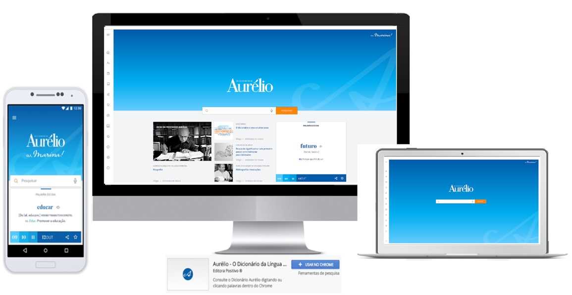 Editora Positivo lança Dicionário Aurélio nas versões Android, iOS, Web e Desktop