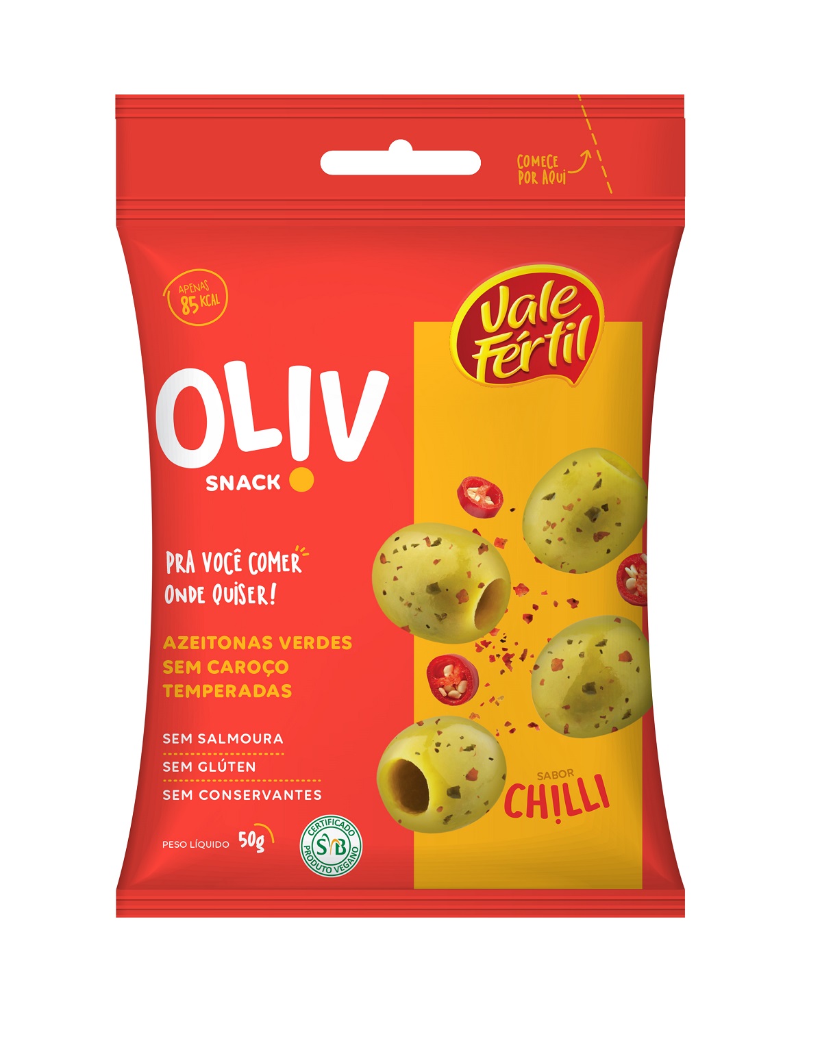 Vale Fertil lança primeiro snack de azeitonas produzido no Brasil