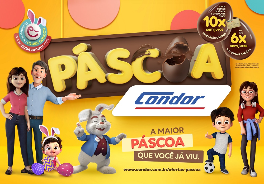 Condor antecipa Páscoa e projeta crescimento de 10% nas vendas