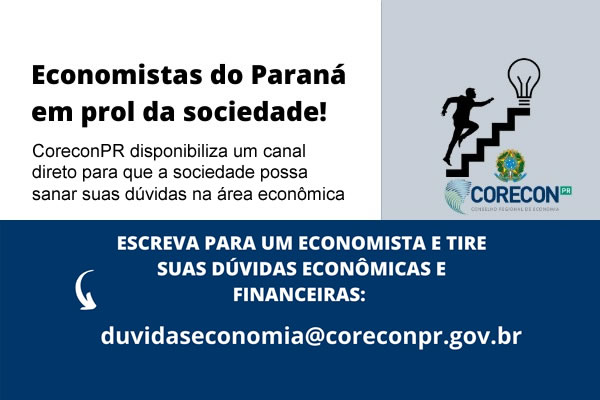 Economistas paranaenses são voluntários para tirar dúvidas da população durante pandemia