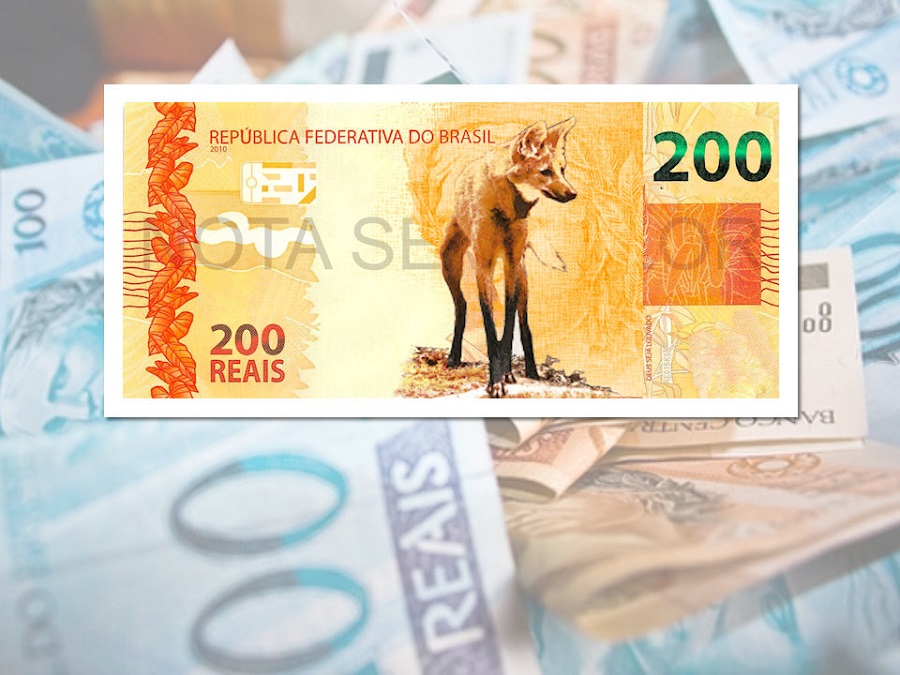 Nova cédula de R$ 200 entra em circulação nesta quarta-feira