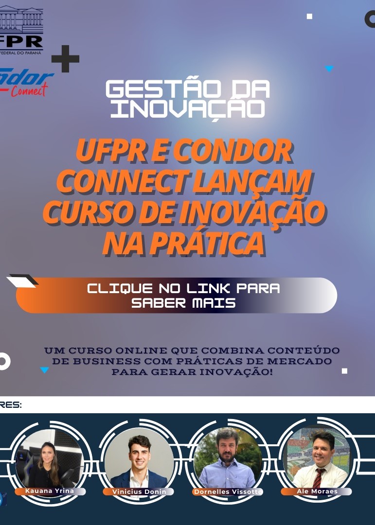 UFPR e Condor Connect lançam curso gratuito sobre gestão e inovação