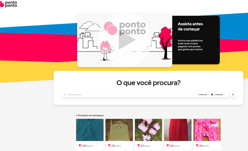 Portal PontoPonto incentiva economia sustentável promovendo trocas online com uso de moeda digital