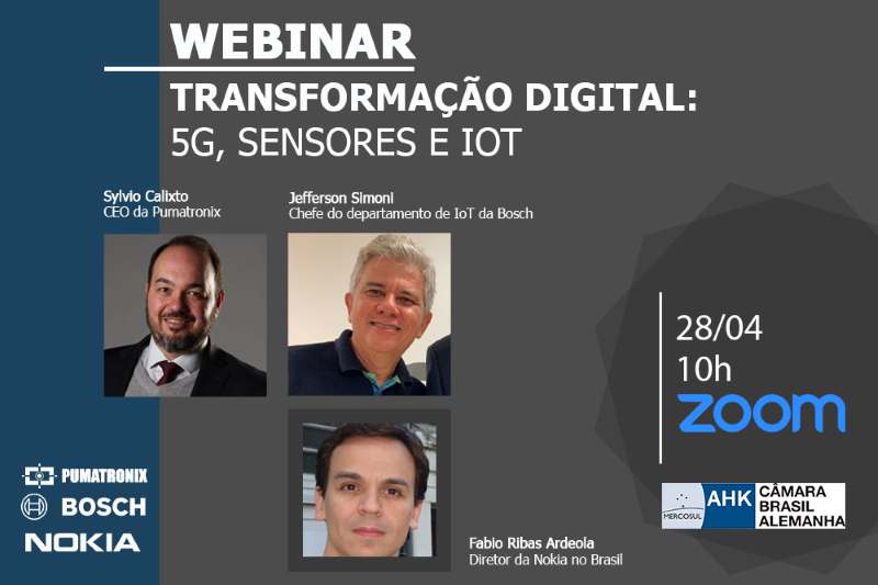 5G, sensores inteligentes e IoT alavancam  a transformação digital nas organizações
