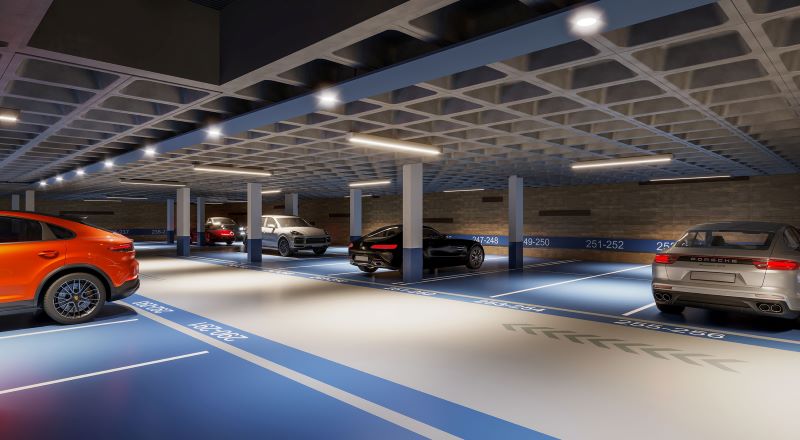 Garagens com design dão sofisticação aos edifícios da Plaenge
