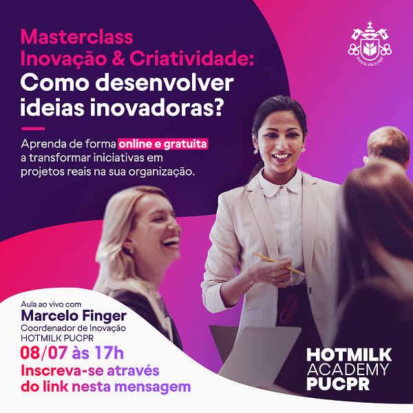 PUCPR lança escola voltada à inovação no mercado de trabalho