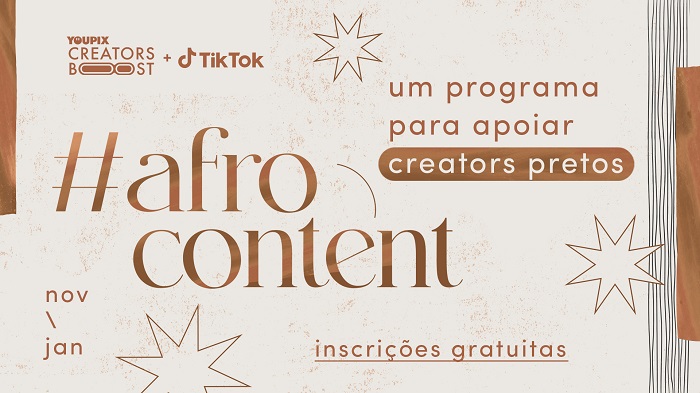 TikTok se une à Youpix para programa de educação que vai capacitar criadores negros na plataforma