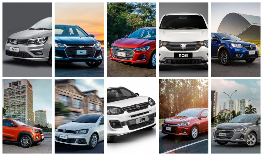 Conheça o ranking dos 10 carros mais baratos em 2022