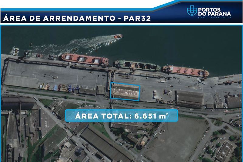Arrendamento de áreas aumenta oportunidades de investimentos no Porto de Paranaguá