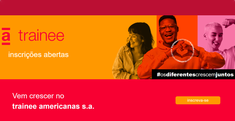 Americanas S.A. abre inscrições para Programa Trainee 2022