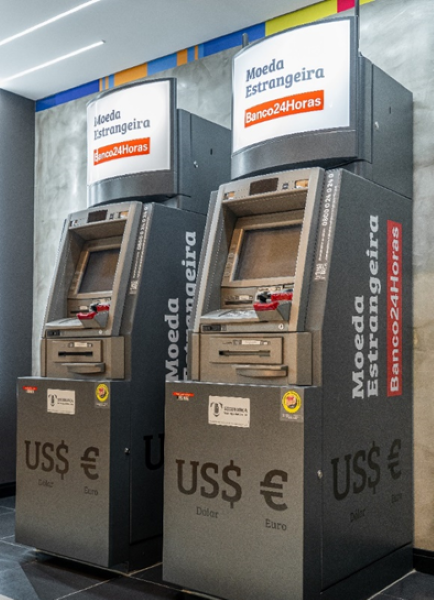 Moeda Estrangeira Banco24Horas expande atendimento e chega ao Shopping Mueller