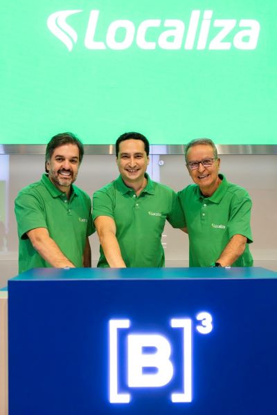 Localiza celebra criação da maior plataforma de mobilidade da América Latina na B3