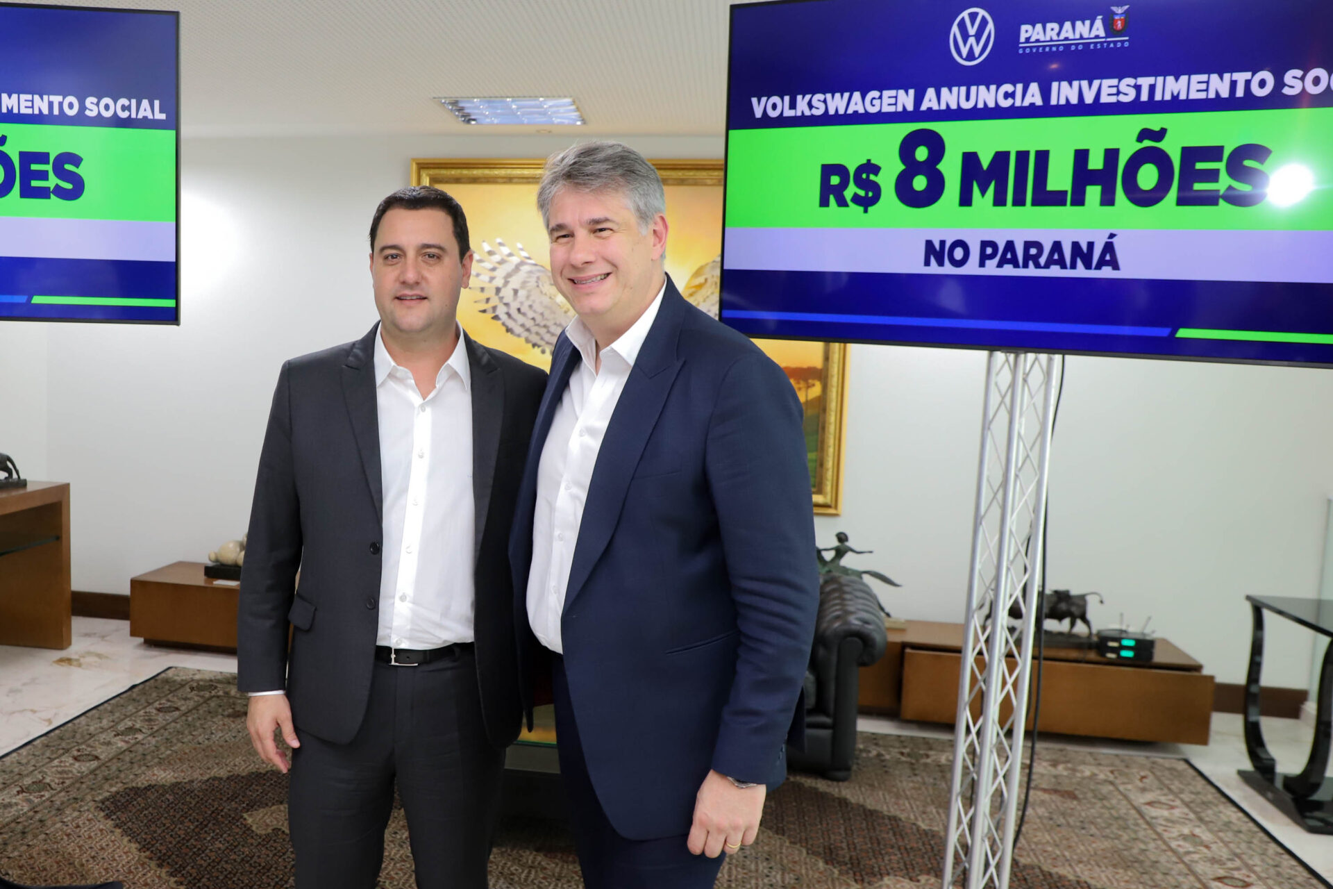 Volkswagen anuncia investimento de R$ 8 milhões para projetos no Paraná