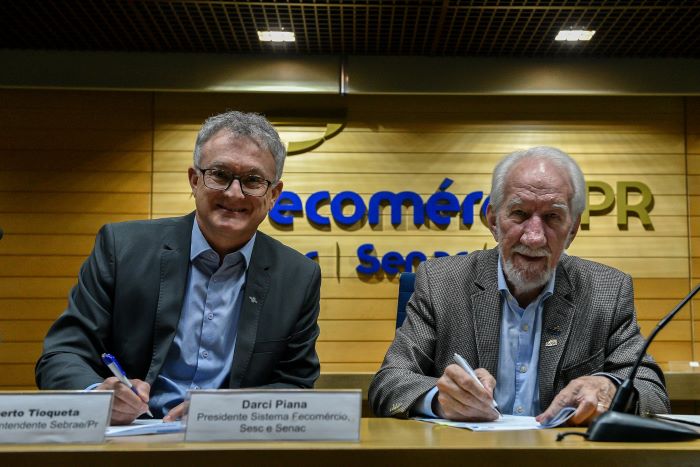 Fecomércio e Sebrae renovam convênio para capacitação de 2,7 mil empreendedores no Paraná