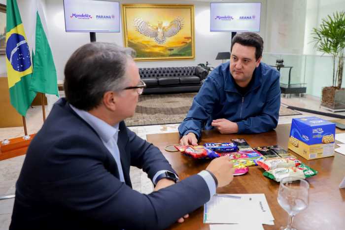CEO da Mondelēz visita governador do Paraná