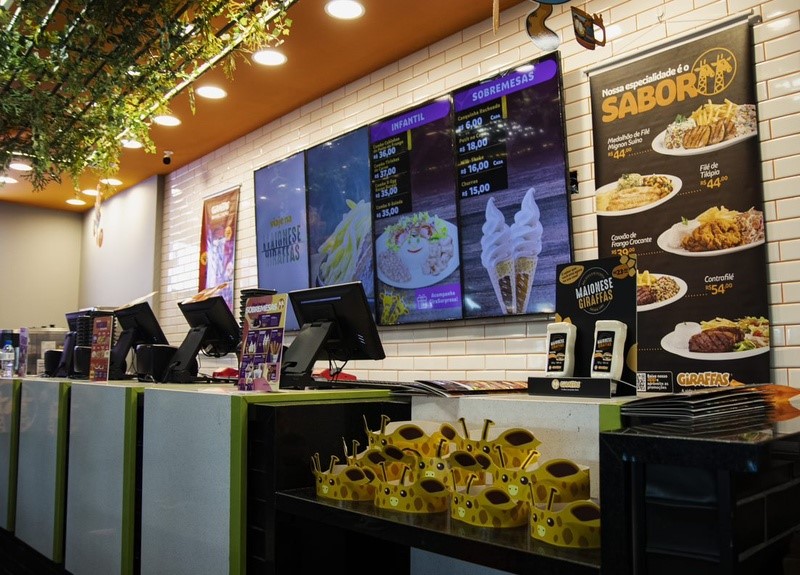 Giraffas investe R＄5mi em inovação  para aprimorar a experiência do cliente
