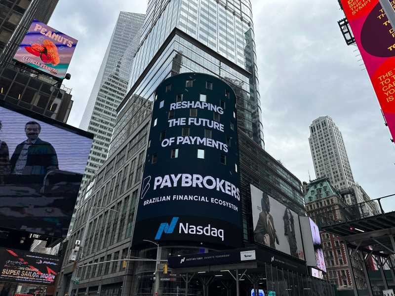Empresa paranaense expõe sua marca no billboard da Nasdaq