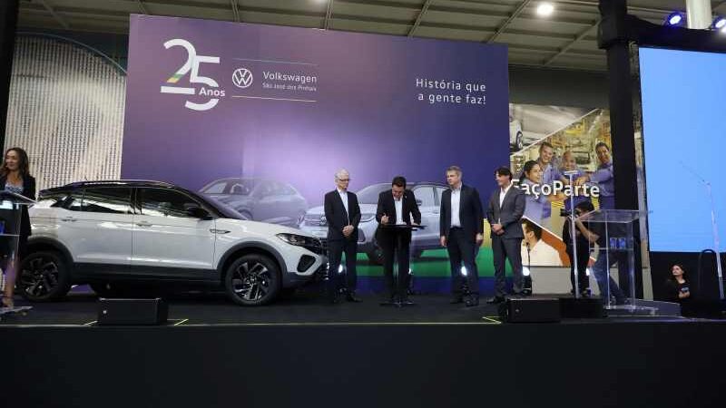 Volkswagen anuncia investimento de R$ 3 bilhões na fábrica de São José dos Pinhais