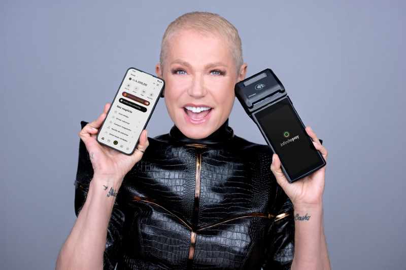 Xuxa apresenta InfinitePay como a “Rainha das taxas baixinhas”