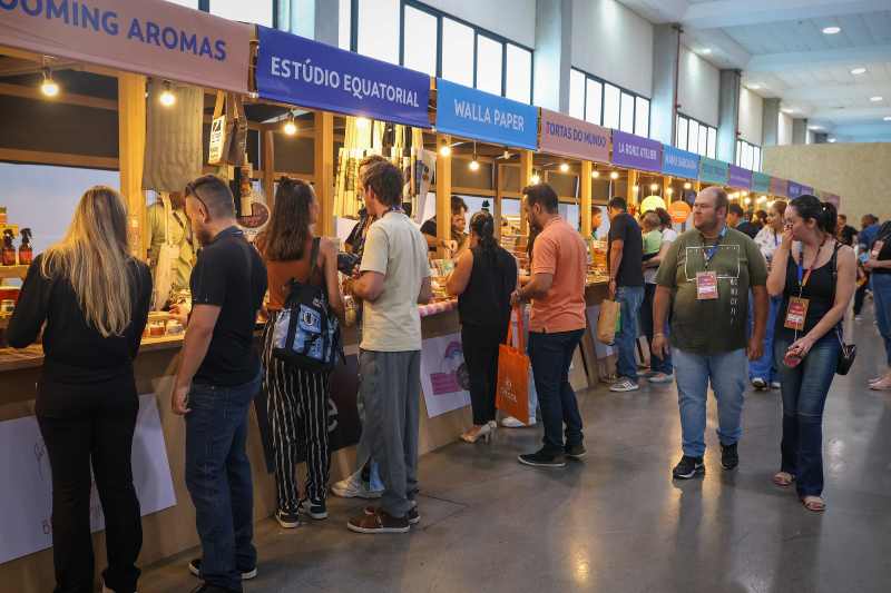 Espaços na Feira do Empreendedor promovem divulgação, conexões e vendas