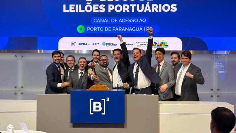 Após 10 lances, Canal do Porto de Paranaguá será operado por consórcio que investirá R$ 1,23 bilhão
