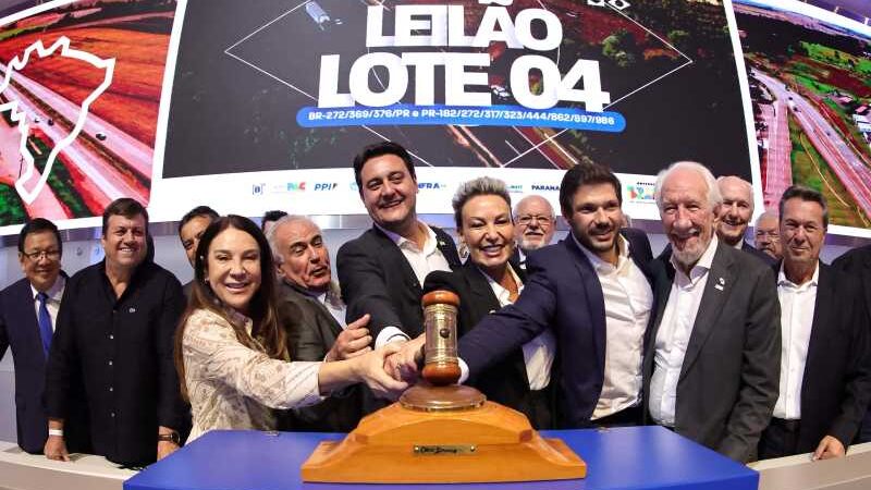 Consórcio PR vence leilão do Lote 4 de Rodovias do Paraná