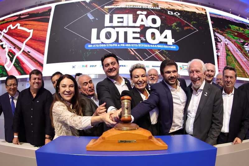 Consórcio PR vence leilão do Lote 4 de Rodovias do Paraná