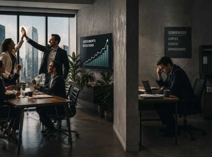 O que separa empresas que crescem das que apenas sobrevivem?