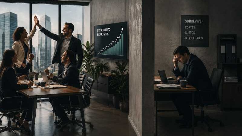 O que separa empresas que crescem das que apenas sobrevivem?