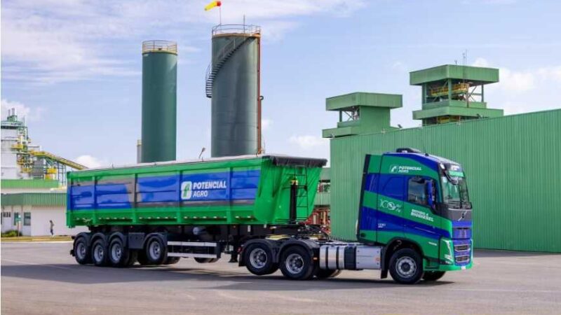 Grupo Potencial adquire 31 caminhões Volvo FH B100 Flex para rodar com biodiesel puro