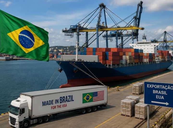 Tarifa de 37,5% dos EUA atinge US$ 6,6 bi em exportações do Brasil