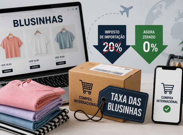 Governo mobiliza Congresso para aprovar MP que zera taxa das blusinhas