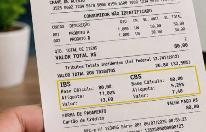 Emissão de notas fiscais com CBS e IBS começa nesta segunda-feira