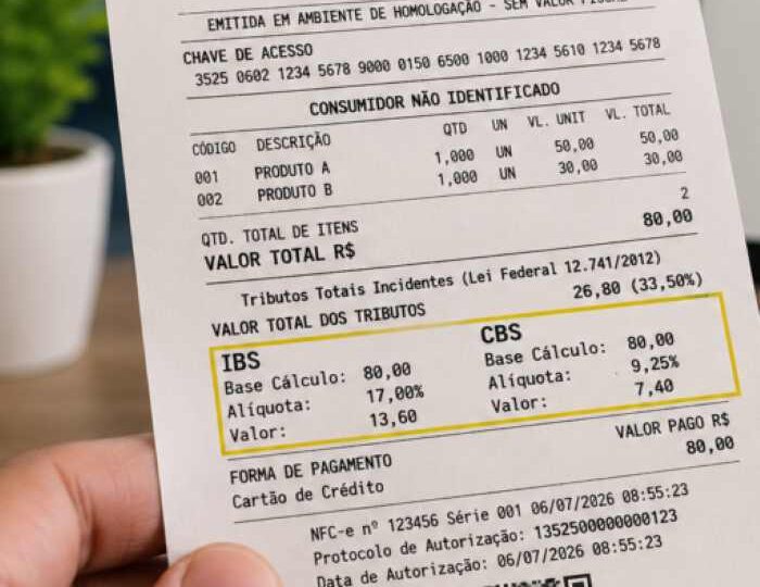 Emissão de notas fiscais com CBS e IBS começa nesta segunda-feira