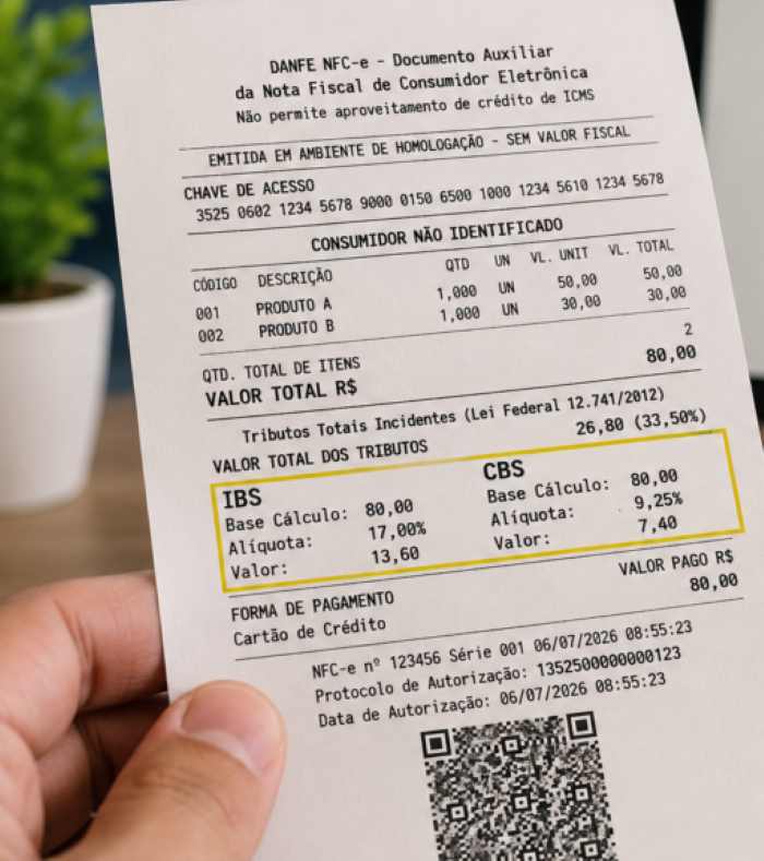 Emissão de notas fiscais com CBS e IBS começa nesta segunda-feira