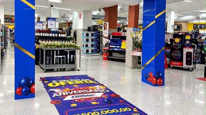 Condor comemora 52 anos com ofertas e ações especiais nas lojas