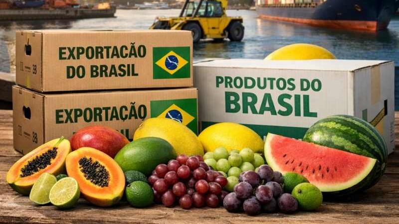 Exportações brasileiras de frutas em contêineres cresceram 20,4% no primeiro semestre