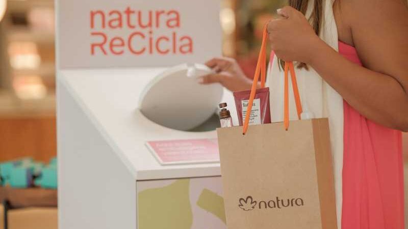 Natura aceita embalagens vazias de qualquer marca de cosméticos em troca de descontos nas lojas
