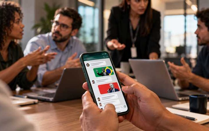 Política no WhatsApp da empresa: o que funcionários e gestores devem evitar durante as eleições